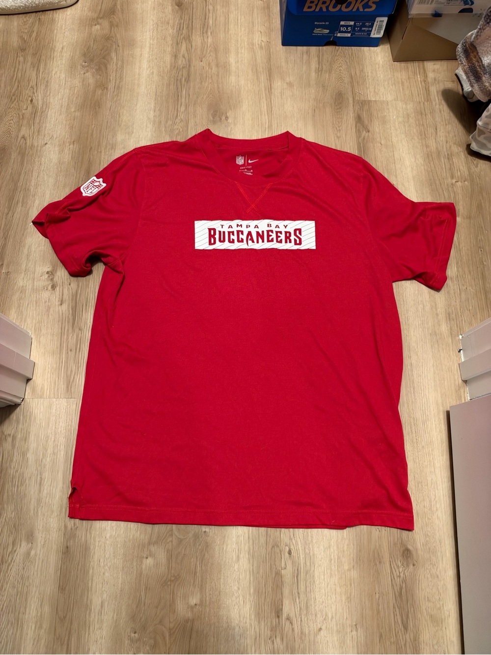 NFL Tampa Bay Buccaneers Red Short-Sleeve Shirt